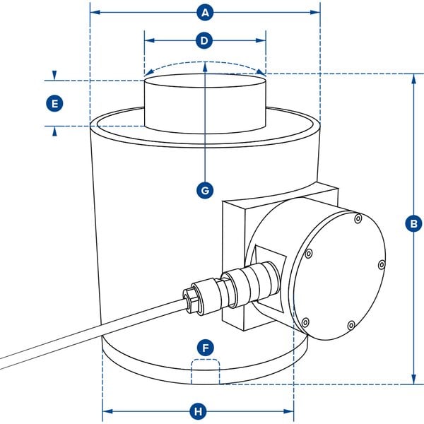 StraightPoint NI-Compression Wired Compression Load Cell