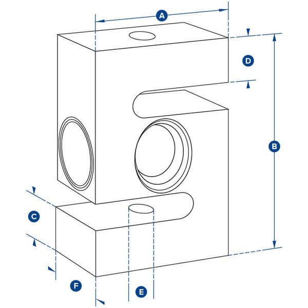 StraightPoint S-Beam Load Cell Shear Beam Tension and Compression