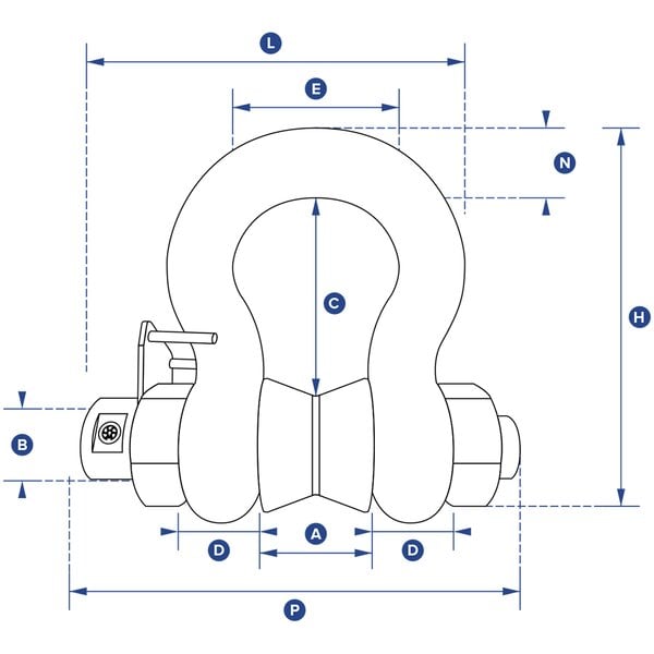 StraightPoint Shackle Load Cells - LoadShackles