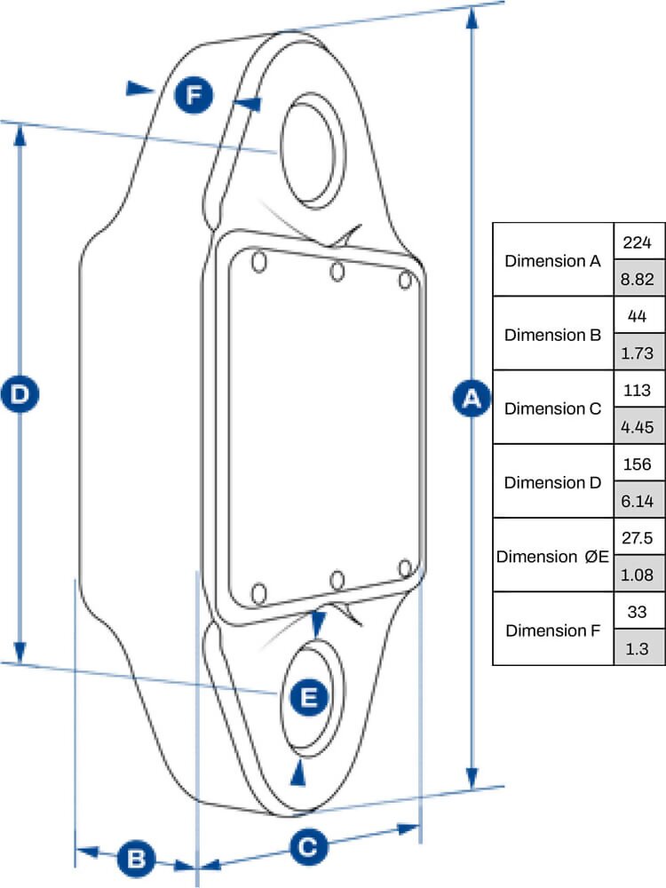 Straightpoint SID6T5 Digital Dynamometer with built-in display - 14,300lb / 6500kg / 6.5t Capacity