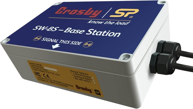 StraightPoint Crosby SW-BS, 2789314 Wireless Base Station with 4-20mA and RS485 Output & Setpoint Relay